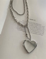 Fashion Heart-shaped Waist Chain / Diagonal Chain Metal Love Mirror Waist Chain