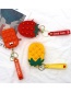 Fashion Pineapple Silicone Press Fruit Letter Bar Coin Purse