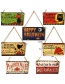 Fashion Letter-3 Halloween Wooden Hanging Board