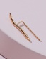 Fashion Gold Copper Geometric Stud Earrings