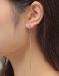 Fashion Gold Copper Wire Tassel Earrings