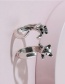 Fashion Silver Alloy Cat Ring