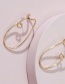 Fashion Gold Metal Line Earrings
