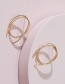 Fashion Gold Metal Winding Coil Ear Ring