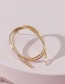 Fashion Gold Metal Winding Coil Ear Ring