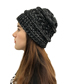 Fashion Black Knitted Woolen Hat