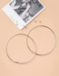 Fashion Gold Color+silver Color Faux Pearl Frosted Hoop Earrings Set