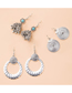 Fashion 2# Tassel Rice Beads Winding Geometric Earrings Set