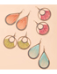 Fashion 2# Alloy Geometric Woven Flower Earrings Set