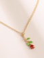 Fashion Gold Alloy Flower Necklace