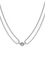 Fashion Silver Alloy Round Bead Necklace