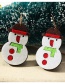 Fashion Sock Christmas Glitter Gift Box Deer Head Christmas Tree Earrings
