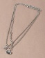 Fashion Silver Color Alloy Skull And Pumpkin Necklace Set