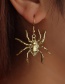 Fashion Gold Color Alloy Spider Earrings