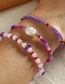 Fashion Suit Mixed Color Rice Beads Irregular Beaded Bracelet