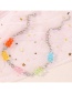 Fashion Color Resin Bear Necklace