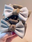 Fashion Army Green Khaki Color Matching Double-layer Color Matching Bow Hair Scratch
