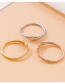 Fashion 3# Titanium Steel Ring Ring