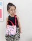 Fashion Pink Children's Printed Canvas Messenger Bag