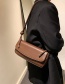 Fashion Fuchsia Pu Knotted Shoulder Strap Baguette Shoulder Bag