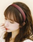 Fashion Bean Paste Purple Frosted Broad-brimmed Headband