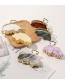 Fashion Marble Beige Alloy Butterfly Catch