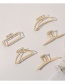 Fashion Hanger Milk Coffee Alloy Spray Paint Frosted Gripper