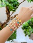 Fashion Yellow Copper Beaded Smiley Face Five-pointed Star Pearl Bracelet