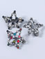 Fashion Color Alloy Inlaid Rhinestone Five-pointed Star Hairpin