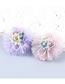 Fashion Purple Alloy Fabric Lace Flower Hairpin