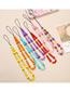 Fashion Color Cartoon Stars Smiley Beaded Mobile Phone Strap
