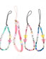 Fashion Smiley Smiley Five-pointed Star Soft Ceramic Beaded Mobile Phone Strap
