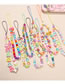 Fashion Five-pointed Star Love Geometric Beaded Soft Ceramic Mobile Phone Strap