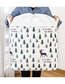 Fashion Non-woven Fabric Beam Mouth:140l Powder Plantain Fabric Printing Folding Storage Box