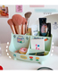 Fashion Light Pink Storage Box (free Sticker) Plastic Cartoon Desktop Pen Holder