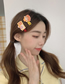 Fashion Lucky Fortune Text Embroidery Hairpin Fabric Hairpin
