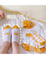 Fashion Yellow Grid Cat Invisible Plaid Pump Socks