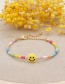 Fashion Color Smiley Rice Bead Bracelet