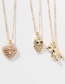 Fashion Love Alloy Bear Love Owl Necklace