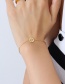 Fashion Rose Jewelry Clasp Bracelet 15+3cm Titanium Steel Geometric Bracelet
