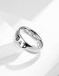 Fashion Daughter Titanium Steel Letter Ring Ring