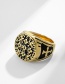 Fashion Steel Color Stainless Steel Cross Geometry Ring
