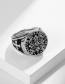 Fashion Steel Color Stainless Steel Cross Geometry Ring
