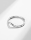 Fashion Rose Gold Color Titanium Steel Smooth Plain Ring Ring