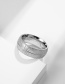 Fashion Steel Color Frosted Stainless Steel Basketball Engraving Ring
