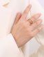 Fashion Gold Color Titanium Steel Balloon Ring Ring