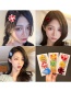Fashion Very Square Sweat Drop Expression Hairpin