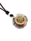 Fashion Gold Rune Sequin Seven Chakra Energy Necklace