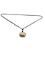 Fashion Gold Seven Chakras And Half Treasure Broken Crystal Necklace