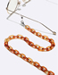 Fashion Brown Resin Plastic Amber Chain Glasses Chain